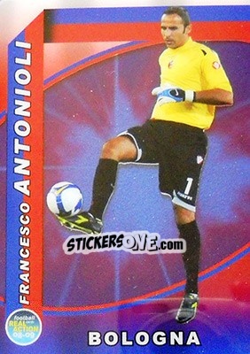Sticker Francesco Antonioli - Real Action 2008-2009 - Panini