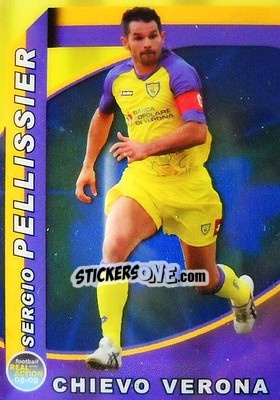 Cromo Sergio Pellissier - Real Action 2008-2009 - Panini