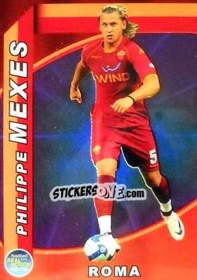 Sticker Philippe Mexes - Real Action 2008-2009 n. 134 - Panini