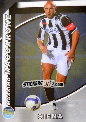 Sticker Massimo Maccarone - Real Action 2008-2009 - Panini