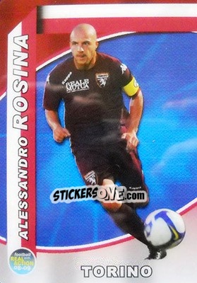 Sticker Alessandro Rosina - Real Action 2008-2009 n. 137 - Panini