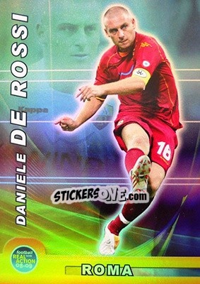 Sticker Daniele De Rossi - Real Action 2008-2009 n. 140 - Panini