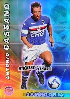 Sticker Antonio Cassano - Real Action 2008-2009 n. 143 - Panini