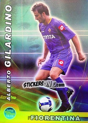 Sticker Alberto Gilardino - Real Action 2008-2009 n. 145 - Panini