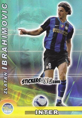 Figurina Zlatan Ibrahimovic - Real Action 2008-2009 - Panini