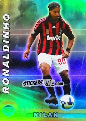 Sticker Ronaldinho - Real Action 2008-2009 n. 147 - Panini