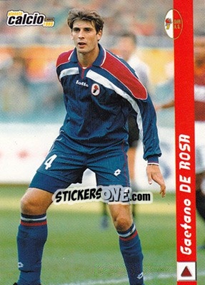 Sticker Gaetano De Rosa - Pianeta Calcio 1999 - Ds