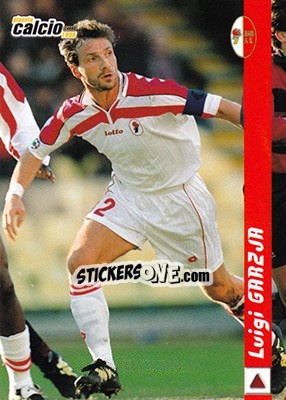 Sticker Luigi Garzja - Pianeta Calcio 1999 n. 3 - Ds
