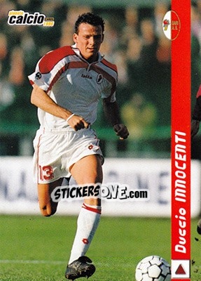 Sticker Duccio Innocenti - Pianeta Calcio 1999 - Ds
