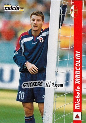 Sticker Michele Marcolini - Pianeta Calcio 1999 n. 6 - Ds