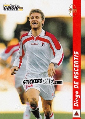 Sticker Diego De Ascentis - Pianeta Calcio 1999 n. 7 - Ds