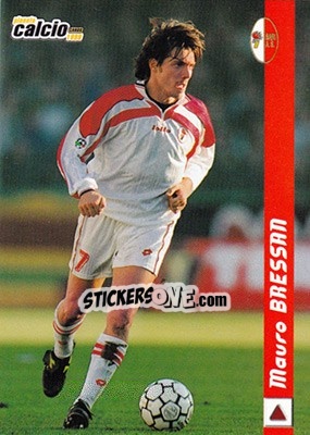 Sticker Mauro Bressan - Pianeta Calcio 1999 n. 8 - Ds