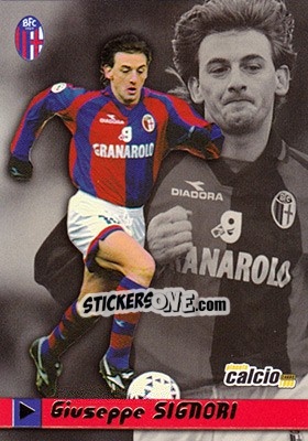Sticker Giuseppe Signori - Pianeta Calcio 1999 n. 23 - Ds