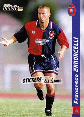 Figurina Francesco Zanoncelli - Pianeta Calcio 1999 - Ds