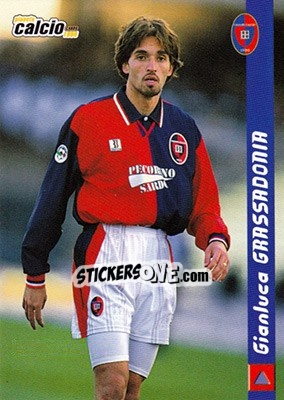 Figurina Gianluca Grassadonia - Pianeta Calcio 1999 - Ds