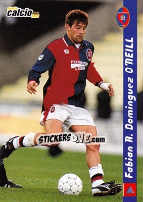 Cromo Fabian O'Neill - Pianeta Calcio 1999 - Ds