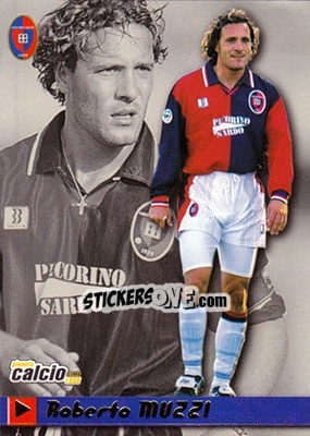 Figurina Roberto Muzzi - Pianeta Calcio 1999 - Ds