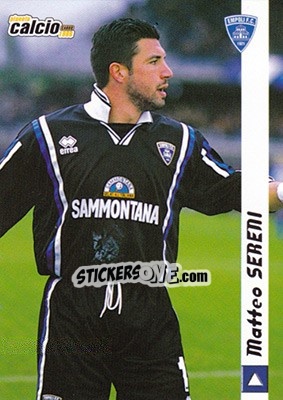Cromo Matteo Sereni - Pianeta Calcio 1999 - Ds
