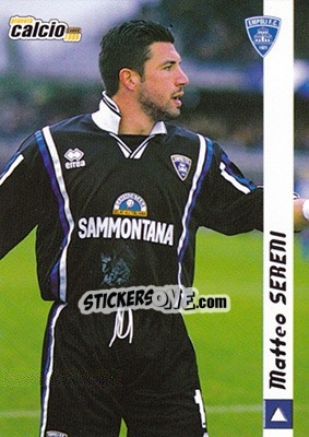 Sticker Matteo Sereni - Pianeta Calcio 1999 n. 37 - Ds