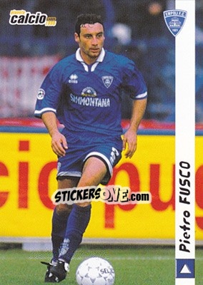 Figurina Pietro Fusco - Pianeta Calcio 1999 n. 38 - Ds