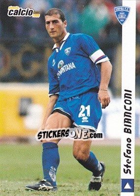 Figurina Stefano Bianconi - Pianeta Calcio 1999 - Ds