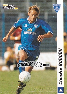 Figurina Claudio Bonomi - Pianeta Calcio 1999 n. 46 - Ds