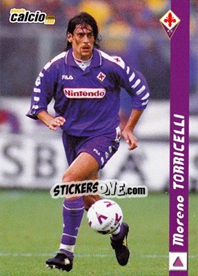 Cromo Moreno Torricelli - Pianeta Calcio 1999 - Ds