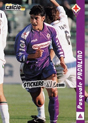Figurina Pasquale Padalino - Pianeta Calcio 1999 - Ds