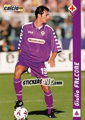 Sticker Giulio Falcone - Pianeta Calcio 1999 n. 52 - Ds