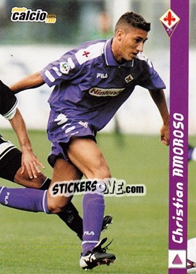 Sticker Christian Amoroso - Pianeta Calcio 1999 n. 57 - Ds