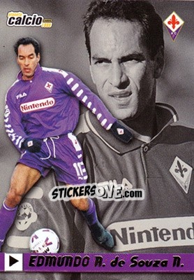 Sticker Edmundo - Pianeta Calcio 1999 n. 61 - Ds