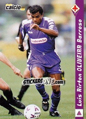 Sticker Luis Airton Oliveira - Pianeta Calcio 1999 - Ds