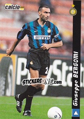 Cromo Giuseppe Bergomi - Pianeta Calcio 1999 - Ds