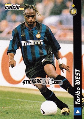 Sticker Taribo West - Pianeta Calcio 1999 n. 66 - Ds