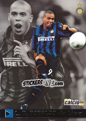 Sticker Ronaldo - Pianeta Calcio 1999 n. 74 - Ds