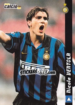 Sticker Nicola Ventola - Pianeta Calcio 1999 n. 75 - Ds