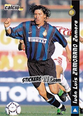 Sticker Ivan Zamorano - Pianeta Calcio 1999 n. 76 - Ds