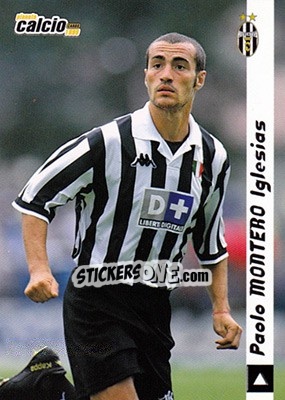Cromo Paolo Montero - Pianeta Calcio 1999 - Ds