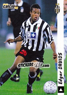 Sticker Edgar Davids - Pianeta Calcio 1999 - Ds