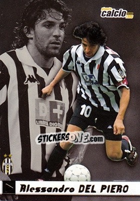 Cromo Alessandro Del Piero - Pianeta Calcio 1999 - Ds