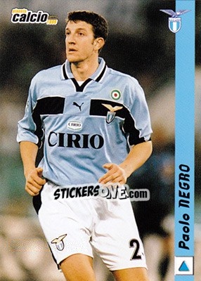 Sticker Paolo Negro - Pianeta Calcio 1999 - Ds