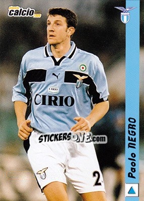 Sticker Paolo Negro - Pianeta Calcio 1999 n. 92 - Ds