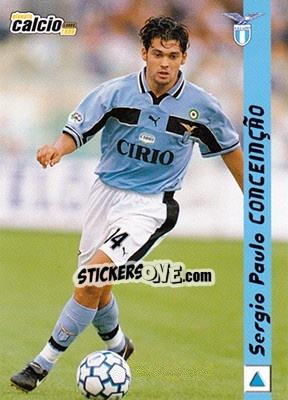 Sticker Sergio Conceincao - Pianeta Calcio 1999 n. 100 - Ds
