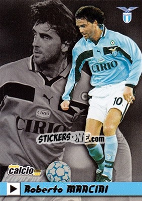 Sticker Roberto Mancini - Pianeta Calcio 1999 n. 102 - Ds