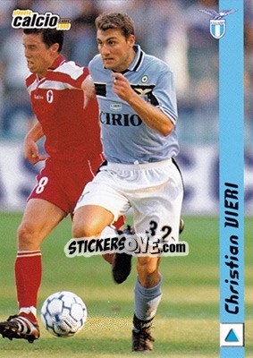 Sticker Christian Vieri - Pianeta Calcio 1999 - Ds
