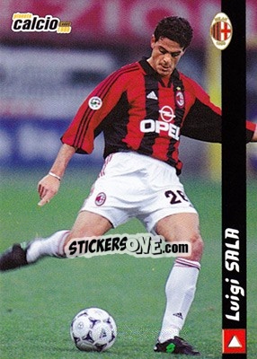 Figurina Luigi Sala - Pianeta Calcio 1999 - Ds