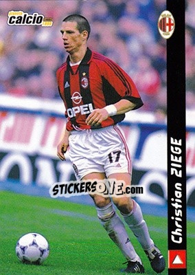 Sticker Christian Ziege - Pianeta Calcio 1999 n. 108 - Ds