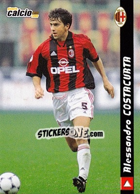Sticker Alessandro Costacurta - Pianeta Calcio 1999 n. 110 - Ds