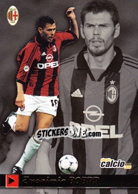 Cromo Zvonimir Boban - Pianeta Calcio 1999 - Ds