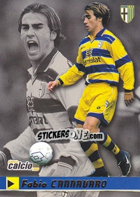 Sticker Fabio Cannavaro - Pianeta Calcio 1999 n. 121 - Ds